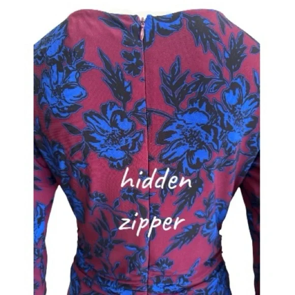 Lauren Ralph Lauren Ruched Dress | Bold Floral | Work to Dinner Chic | Women’s 4 - Picture 10 of 15